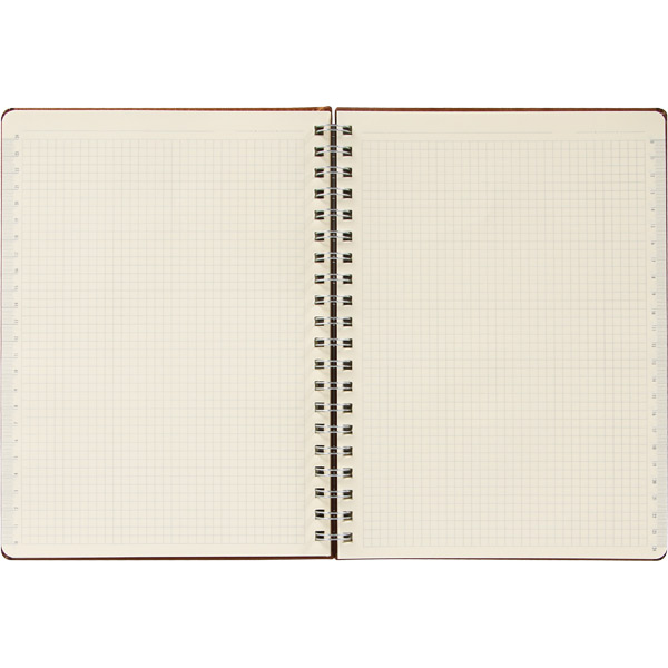 Bağcılar-20x28- TRK  Spiralli Tarihsiz Defter 20 x 28 cm-Gri