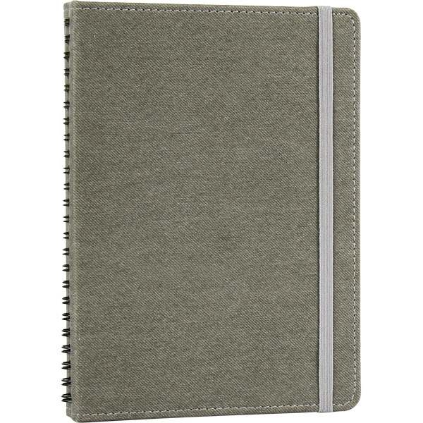 Sirkeci-MV Gizli Spiralli Defter 15 x 21,5 cm-Füme