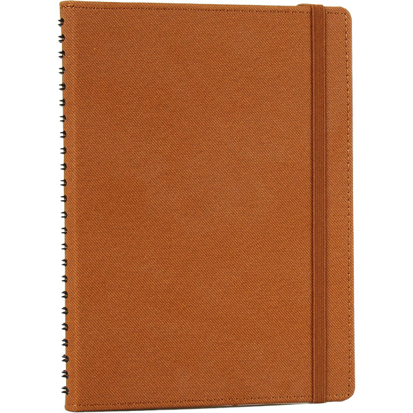 Sirkeci-MV Gizli Spiralli Defter 15 x 21,5 cm-Taba